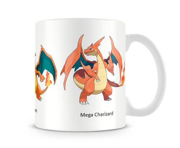 Imagem de Caneca Pokémon Evolução Charizard