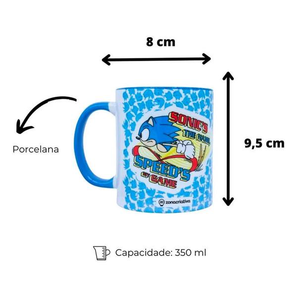 Imagem de CANECA POP SONIC 350ML - Zonacriativa 