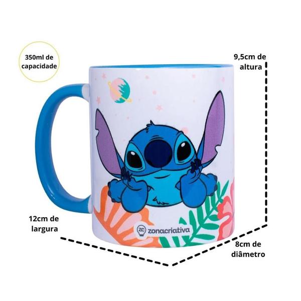 Imagem de Caneca Pop Stitch Comics Vibes 350ml - Disney