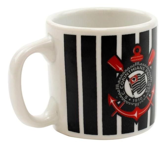 Imagem de Caneca Porcelana 120ml Listrada - Corinthians