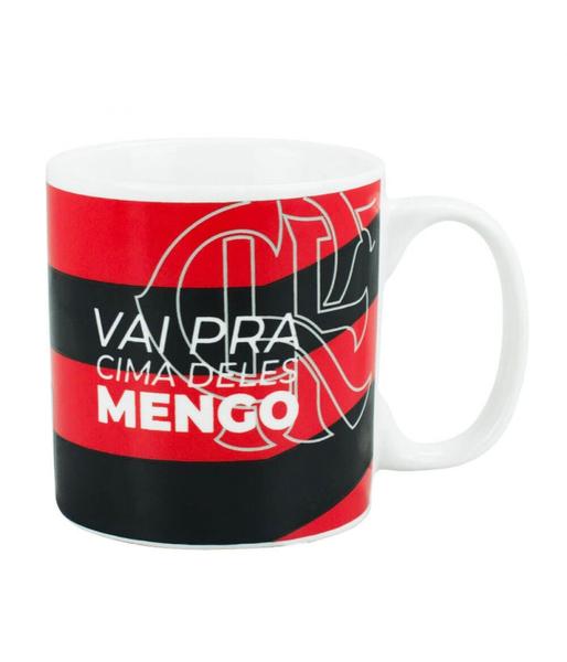 Caneca Porcelana 320ml - Flamengo - Mileno Imagem de Caneca Porcelana 320ml - Flamengo