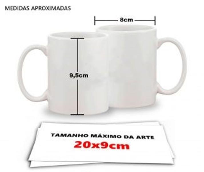 Imagem de Caneca Porcelana A Meta é Trabalhar até o vizinho falar  Est. Estressadinha Lab51 art  2 Zlprint  