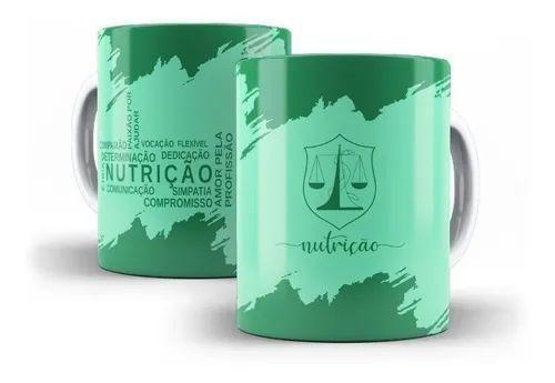 Imagem de Caneca Porcelana Curso Formatura Nutrição