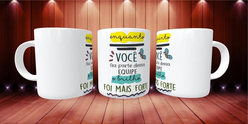 Imagem de Caneca Porcelana Divertida Gratidão Parte Dessa Equipe