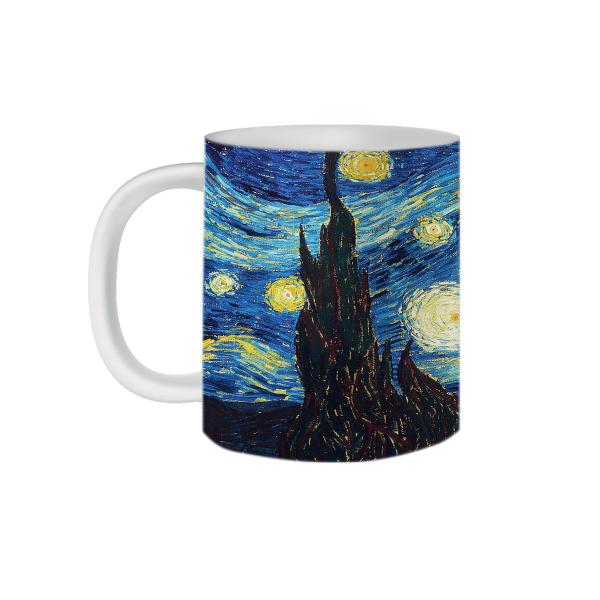 Imagem de Caneca Porcelana Especial Van Gogh Noite Estrelada 325ml