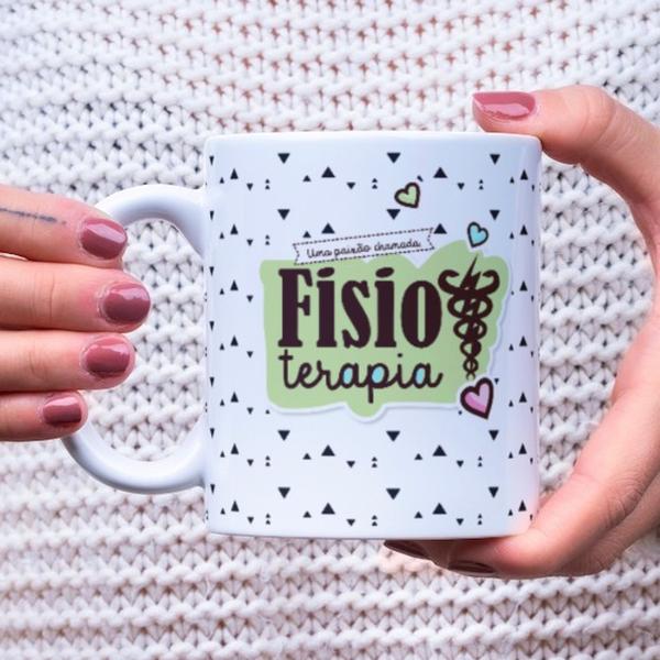 Imagem de Caneca Porcelana Fisioterapia Est. Dajuli - Profissões Zlprint