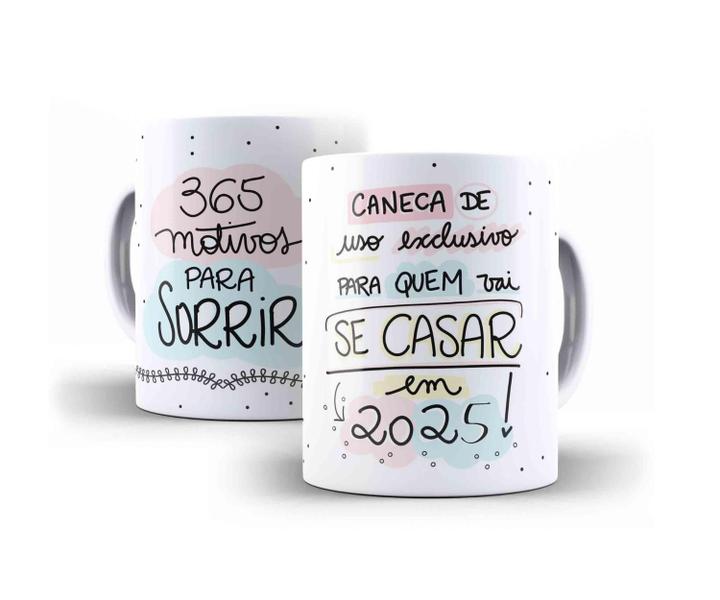 Imagem de Caneca Porcelana Para Uso De Quem Vai Se Casar Em 2025