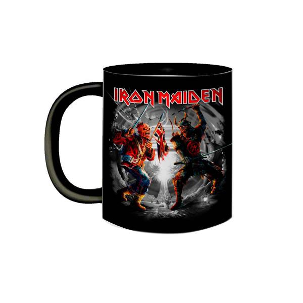 Imagem de Caneca Porcelana Preta Iron Maiden The Trooper x Senjutsu