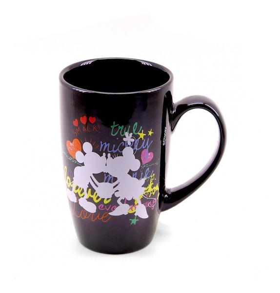 Imagem de Caneca Porcelana Preta Mickey & Minnie 400ml - Disney