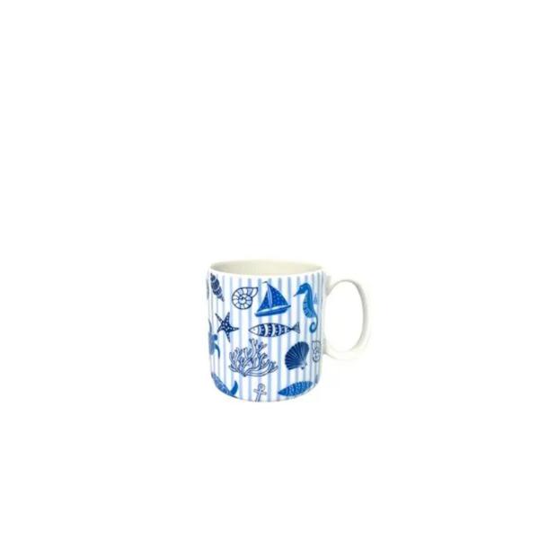 Imagem de Caneca Porcelana Reta Náutica 360ml P2 Home