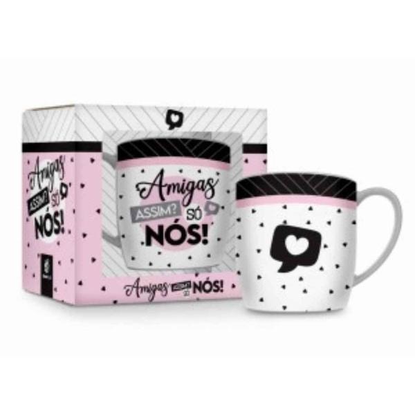 Imagem de Caneca porcelana urban 360ml - amigas assim so nos - BRASFOOT