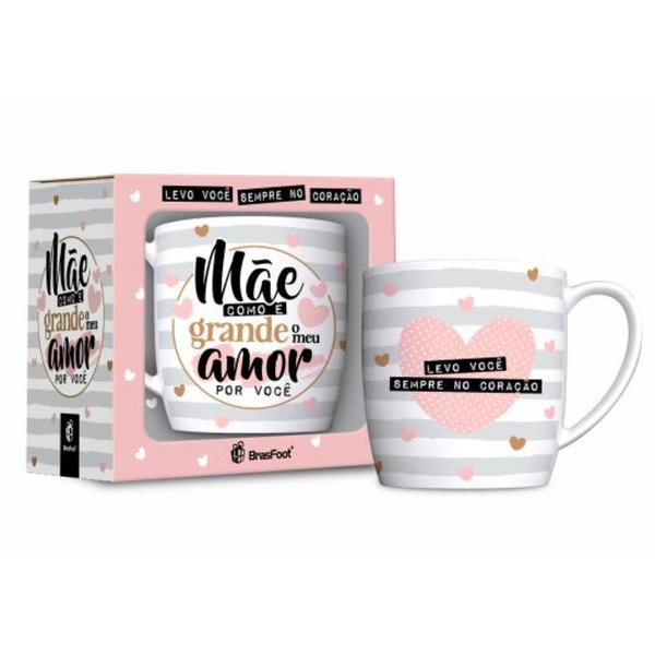 Imagem de Caneca porcelana urban 360ml - mãe grande amor