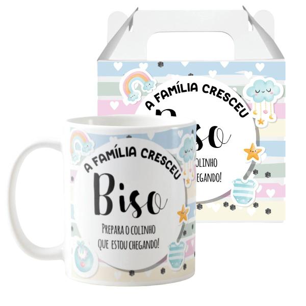 Imagem de Caneca Presente Especial Criativo Gravidez Biso Bisavô