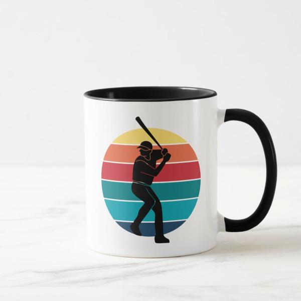 Imagem de Caneca Presente Esporte Jogador de Beisebol Baseball