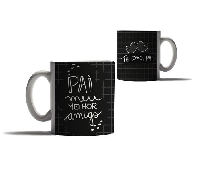 Imagem de Caneca Presente Feliz Dia dos Pais Personalizada Frases 1