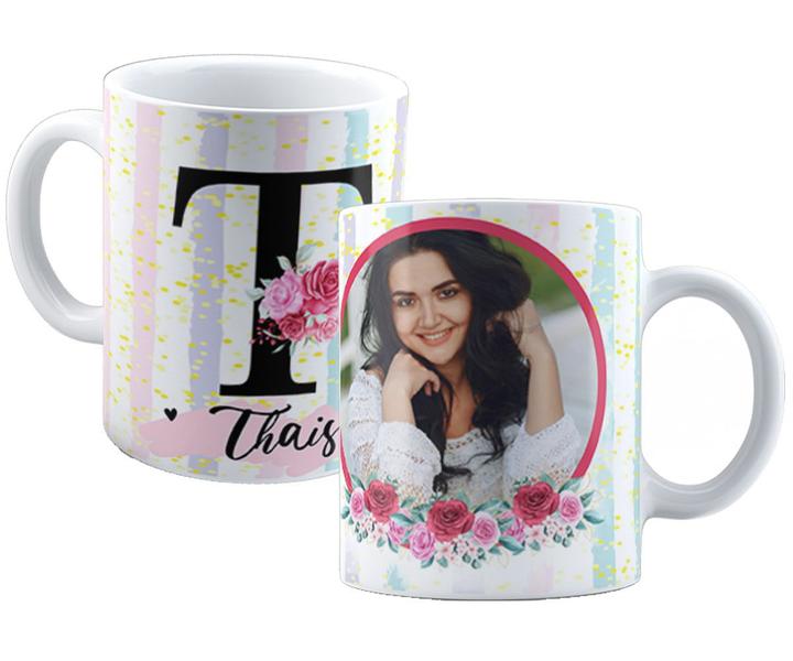 Imagem de Caneca presente personalizado qualquer nome+inicial com foto