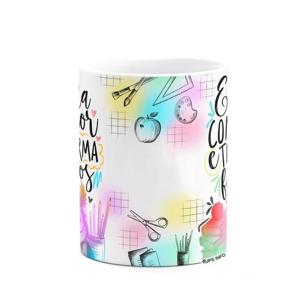 Imagem de Caneca Professor Coruja - Ensina com amor