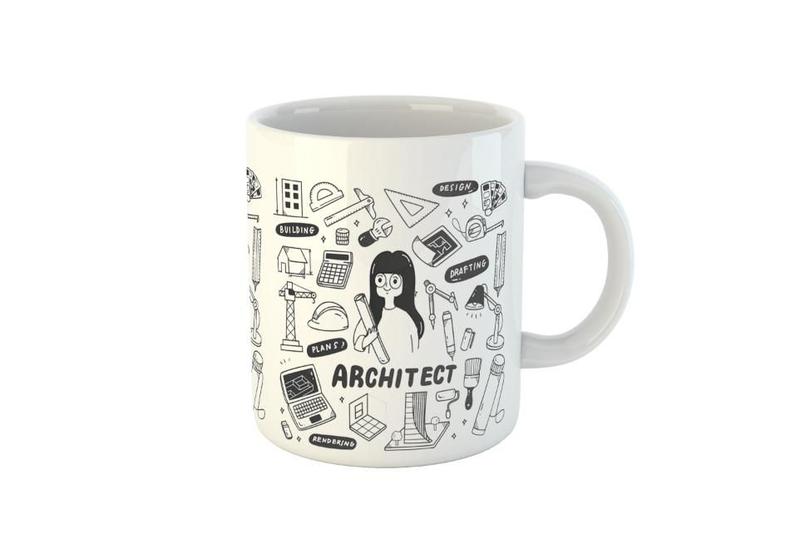 Imagem de Caneca Profissao - Arquitetura - Mulher C922