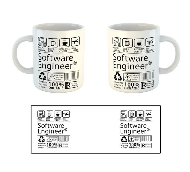 Imagem de Caneca Profissão - Engenheiro de Software C480