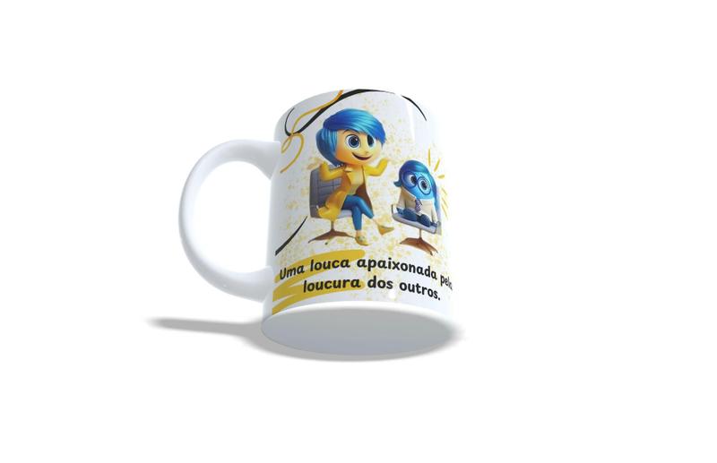 Imagem de Caneca Psicóloga Divertidamente personalizada de porcelana