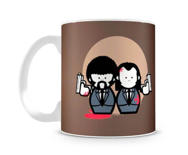 Imagem de Caneca Pulp Fiction Vicent Jules Desnho