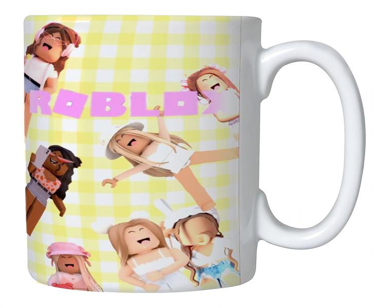 Imagem de Caneca Roblox Menina de Porcelana 325 ML Para Presente