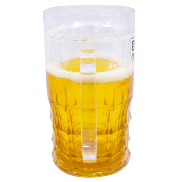 Caneca São Paulo Cerveja 400 ML - 8825-2-B - MILENO Imagem de Caneca São Paulo Cerveja 400 ML - 8825-2-B