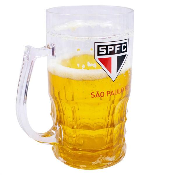 Caneca São Paulo Cerveja 400 ML - 8825-2-B - MILENO Imagem de Caneca São Paulo Cerveja 400 ML - 8825-2-B