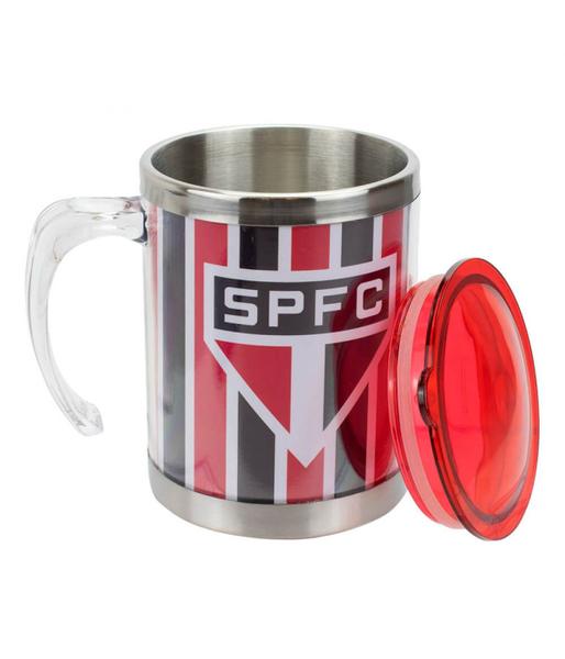 Imagem de Caneca São Paulo Fc Oficial Térmica Inox Com Tampa Time 450ml