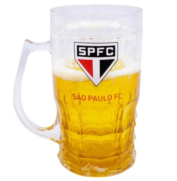 Imagem de Caneca São Paulo Futebol Clube Cerveja 400 ML 8825-2 - Mileno