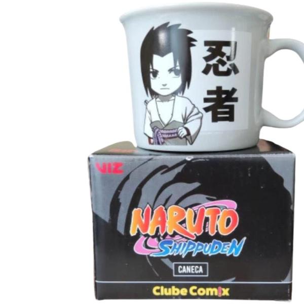 Imagem de Caneca Sasuke Uchiha Cerâmica 280ml Oficial Naruto