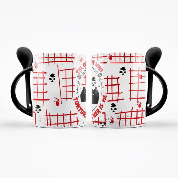 Imagem de Caneca Série Wandinha Addams Com Colher Preta pck01/009