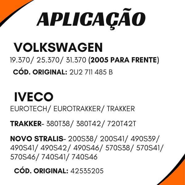 Imagem de Caneca Servo Embreagem  Iveco 42535205/ Vw 2u2711485b Câmbio Shift