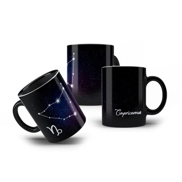 Imagem de Caneca Signo de Capricórnio Constelação Zodíaco Capricornus