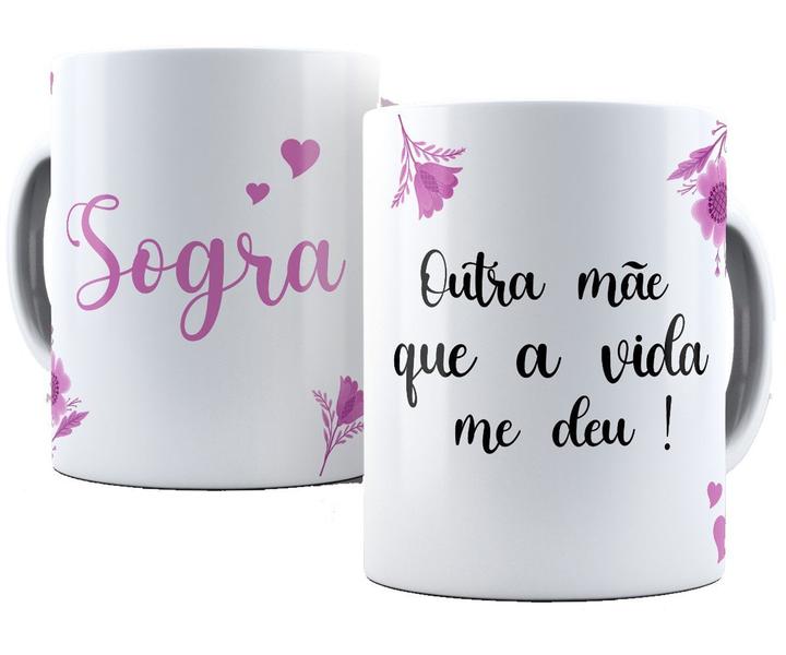 Imagem de Caneca sogra outra mãe que a vida me dá presente fofo