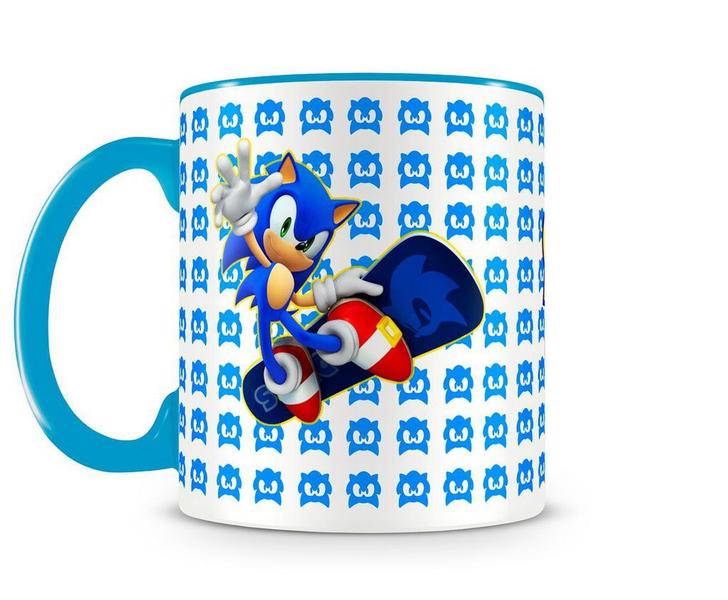 Imagem de Caneca Sonic The Hedgehog Azul