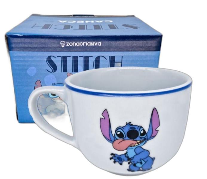 Imagem de Caneca Sopa 500Ml Stitch