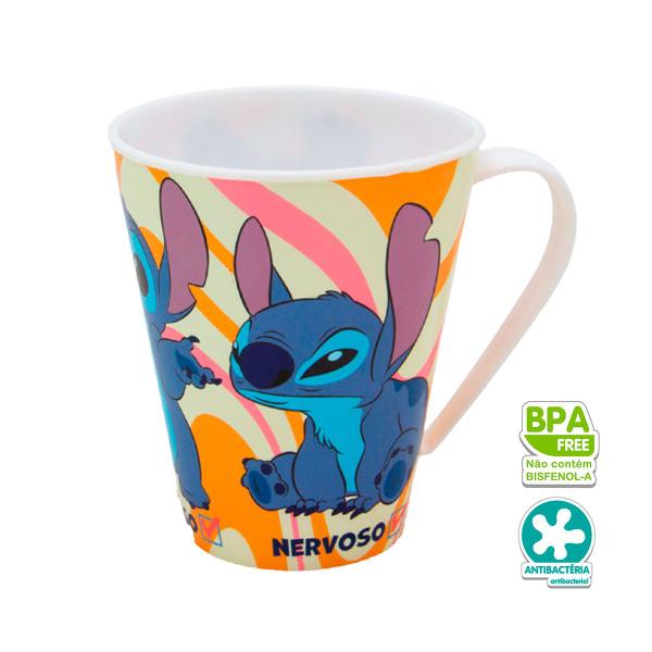 Imagem de Caneca Stitch Infantil de Plástico 360 ml Plasútil