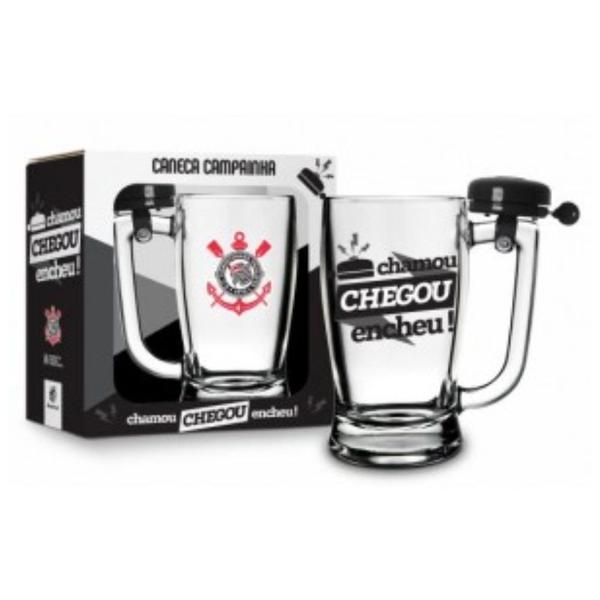 Imagem de Caneca Taberna Com Campainha 340Ml Corinthians- BRASFOOT