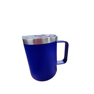 Imagem de Caneca Térmica 360ml Aço Inoxidável Com Alça e Tampa