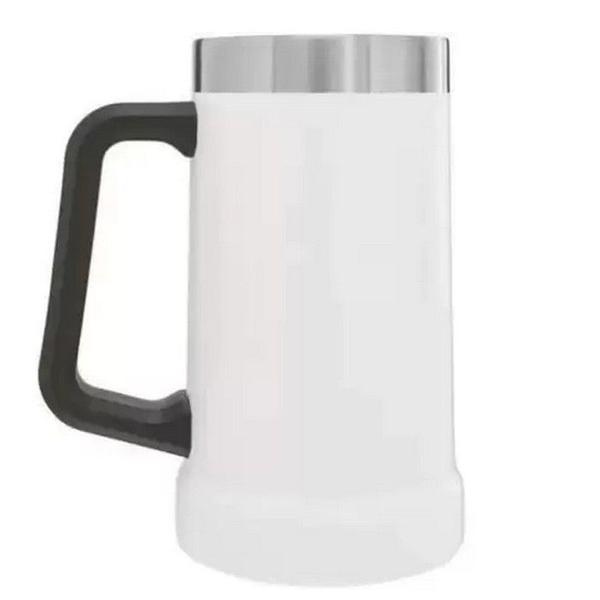 Imagem de Caneca Térmica (709ml) - Inox - Branca - Stanley