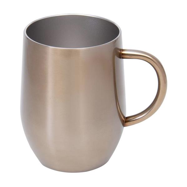 Imagem de Caneca Térmica Café Água Inox Parede Dupla A Vácuo C/ Tampa - Mimo Style