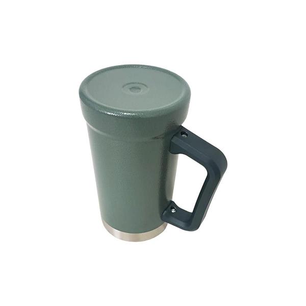 Imagem de Caneca Térmica Chopp Cerveja Inox Copo Térmico 700Ml Verde