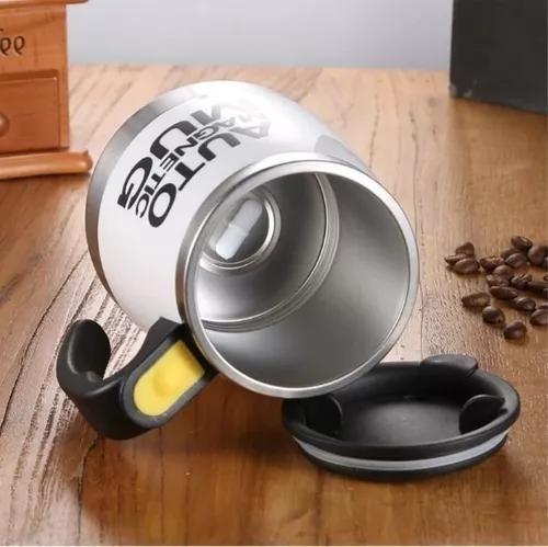 Imagem de Caneca Térmica Com Mixer Automático Magnético E Tampa 400 Ml