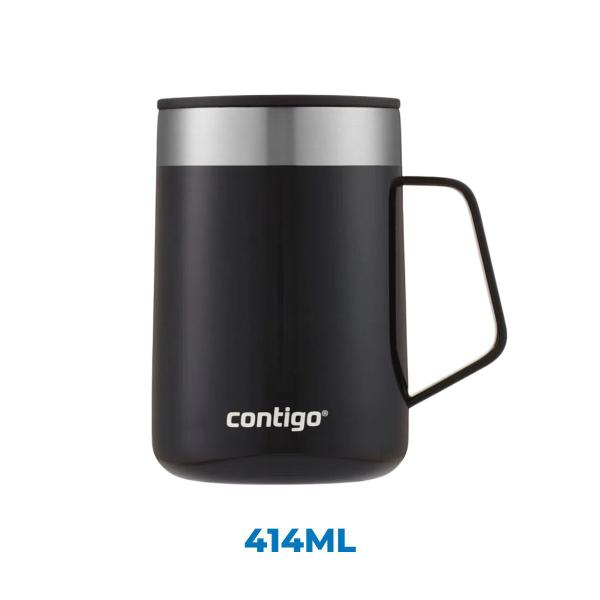 Imagem de Caneca Térmica com Tampa 414ml Quente e Frio Contigo Preta