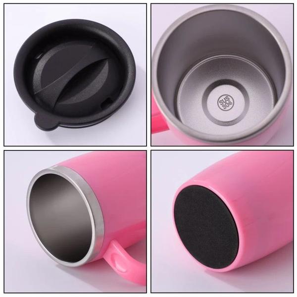 Imagem de Caneca térmica com tampa 450 ml utilidades alta qualidade