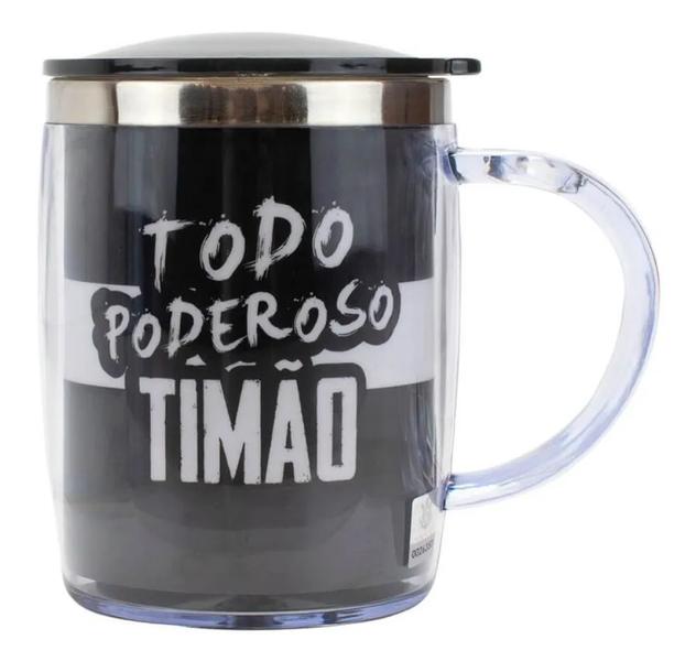 Imagem de Caneca Térmica Com Tampa 450ml - Corinthians