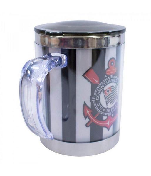 Imagem de Caneca Térmica Com Tampa 450Ml - Corinthians