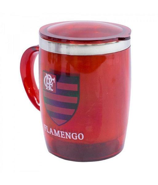 Imagem de Caneca Térmica Com Tampa 450Ml - Flamengo