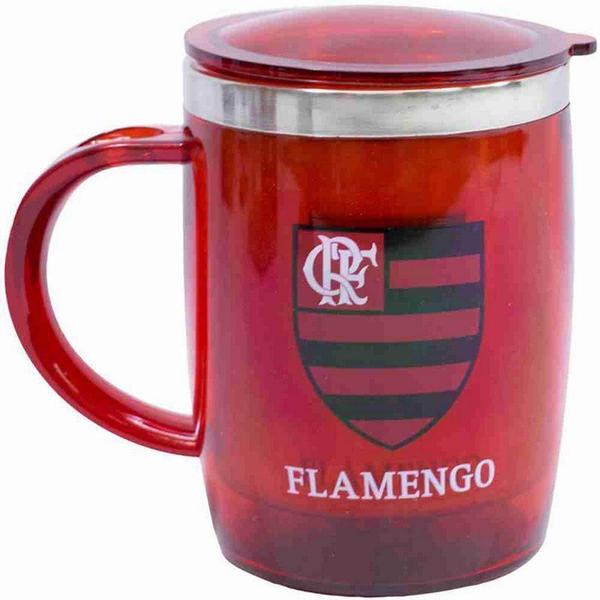 Imagem de Caneca Térmica Com Tampa 450Ml - Flamengo